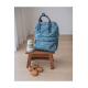 Minene – Mini Cotton Backpack Blue Zebra