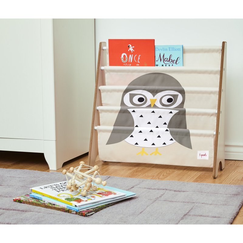3Spouts Book Rack Owl θήκη αποθήκευσης βιβλίων
