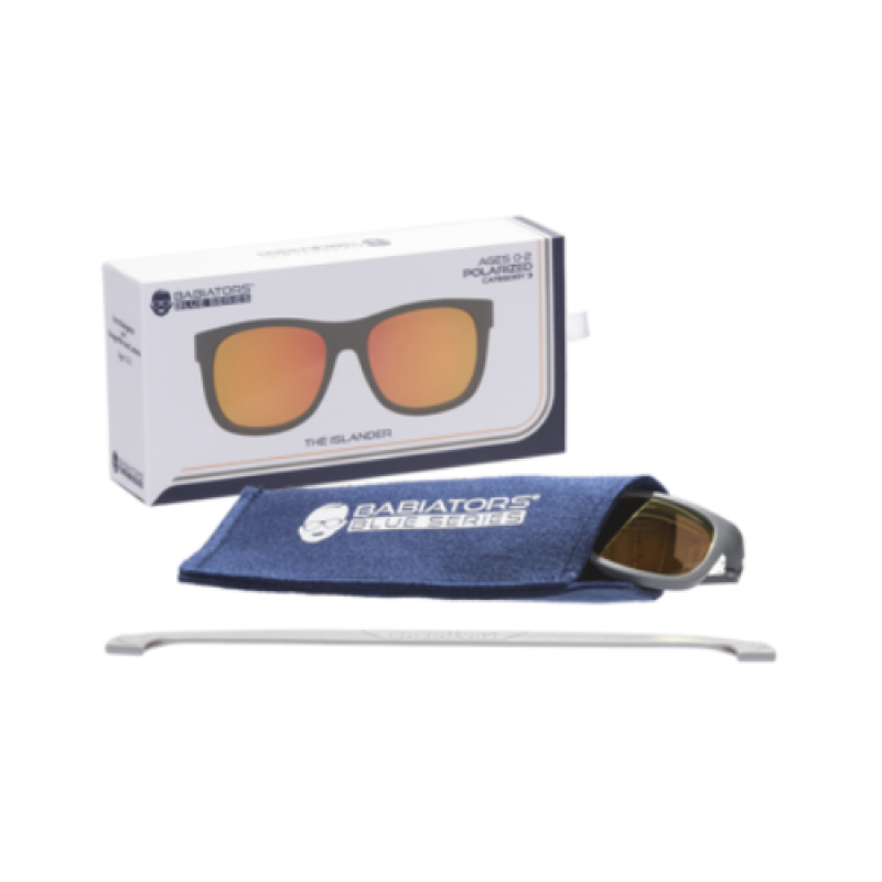 Babiator παιδικά γυαλιά ηλίου Blue Islander Galactic Gray Polarized mirror (Ages +6)