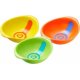 Munchkin 3 white hot bowls 3 Πολύχρωμα Μπωλ Γεύματος με Ένδειξη Θερμότητας 6m+