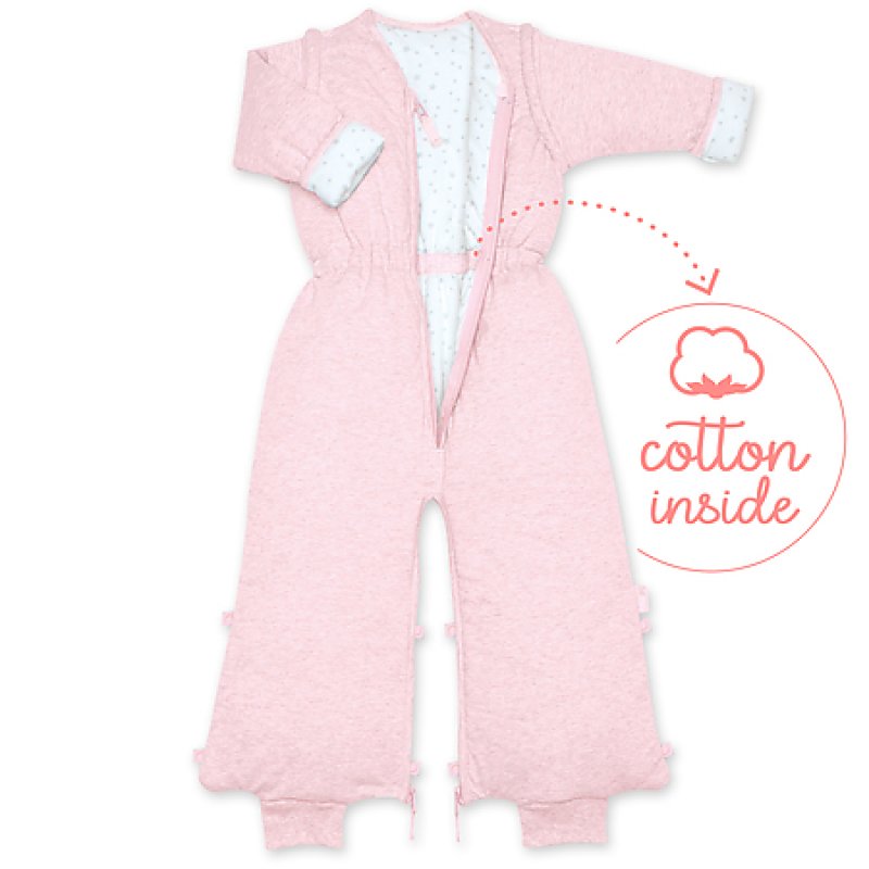 Bemini βρεφικός υπνόσκακος – υπνοφόρμα  jersey 3 tog pink 6-24m 100% cotton