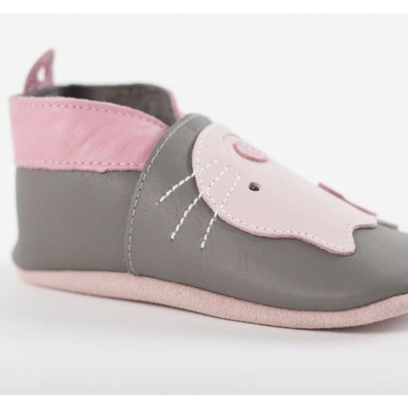Bobux βρεφικό παπούτσι Grey Kitten M Softsoles