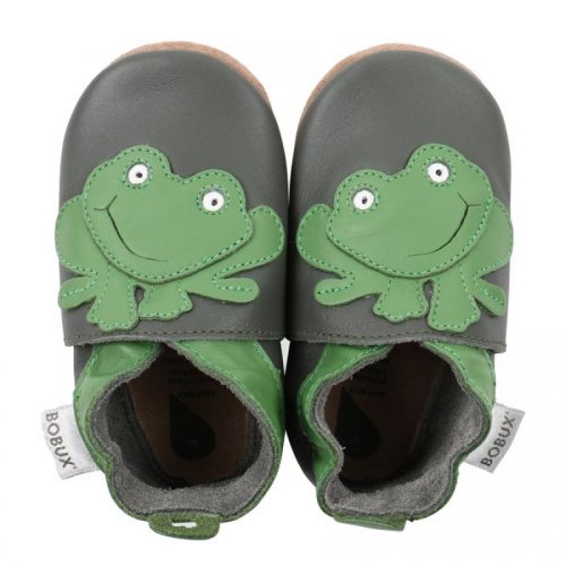 Bobux βρεφικό παπούτσι Dark Green Frog M Softsoles