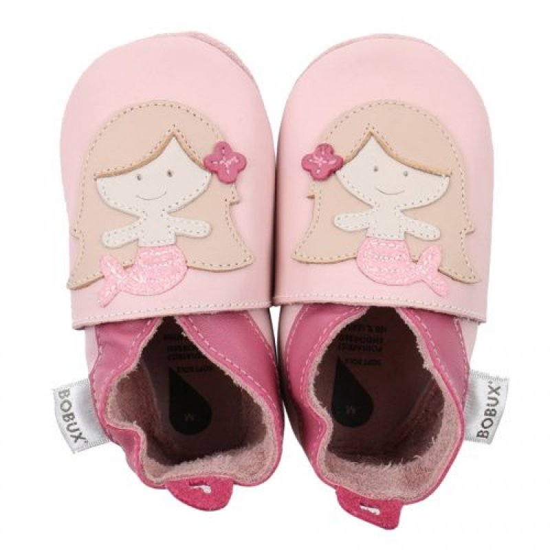 Bobux βρεφικό παπούτσι Light Pink Mermaid M Softsoles