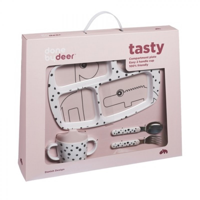 Done By Deer  Σετ φαγητού starter happy dots powder