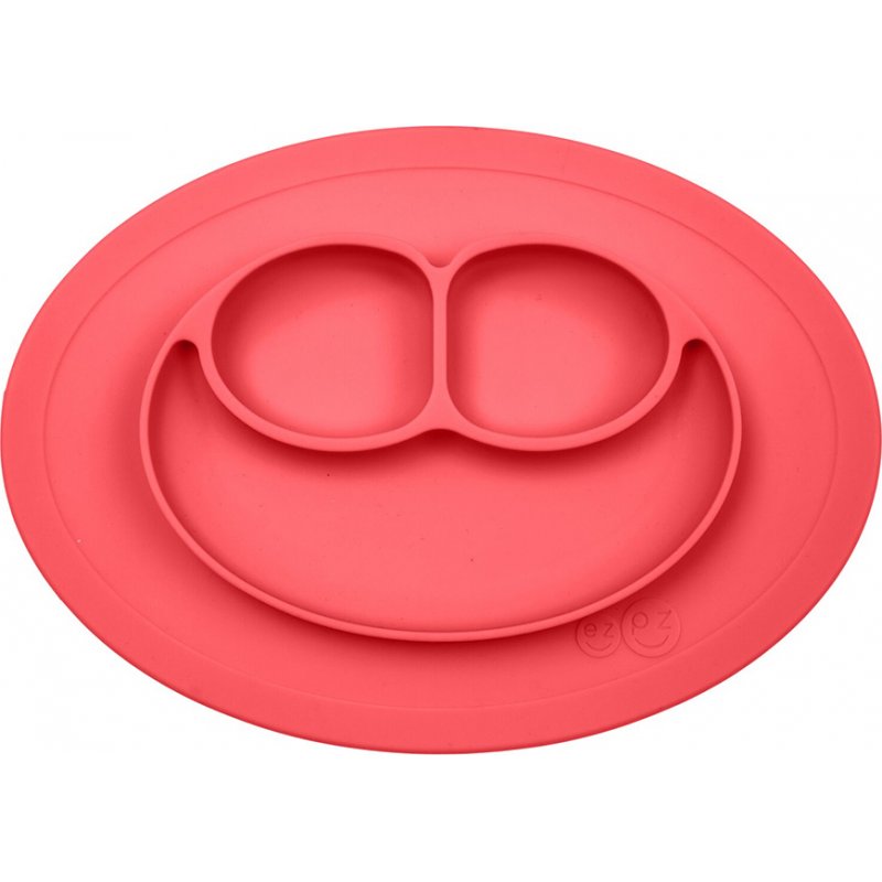 Ezpz  Mini mat Δίσκος και πιάτο σε ένα in Coral