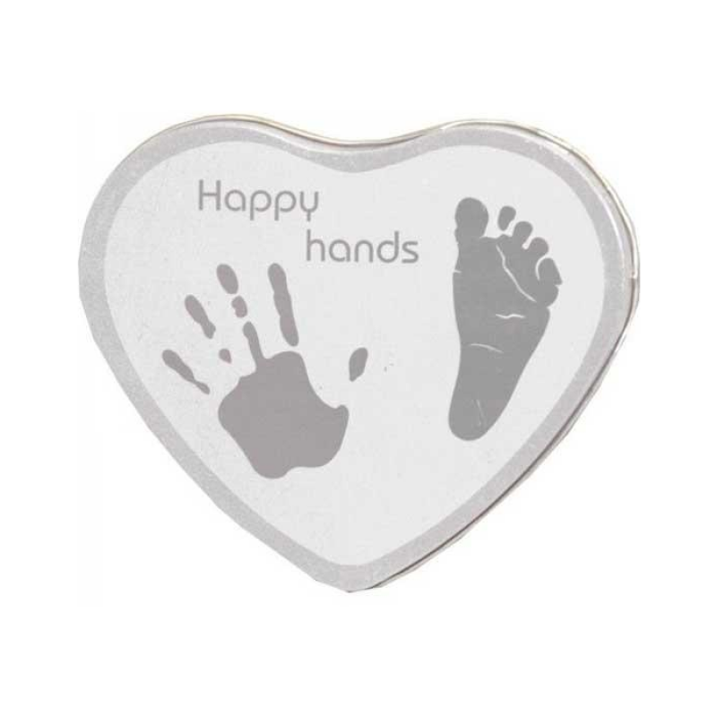 Xplory Happy Hands 2D Αναμνηστικό Αποτύπωμα -Heart Shape Silver