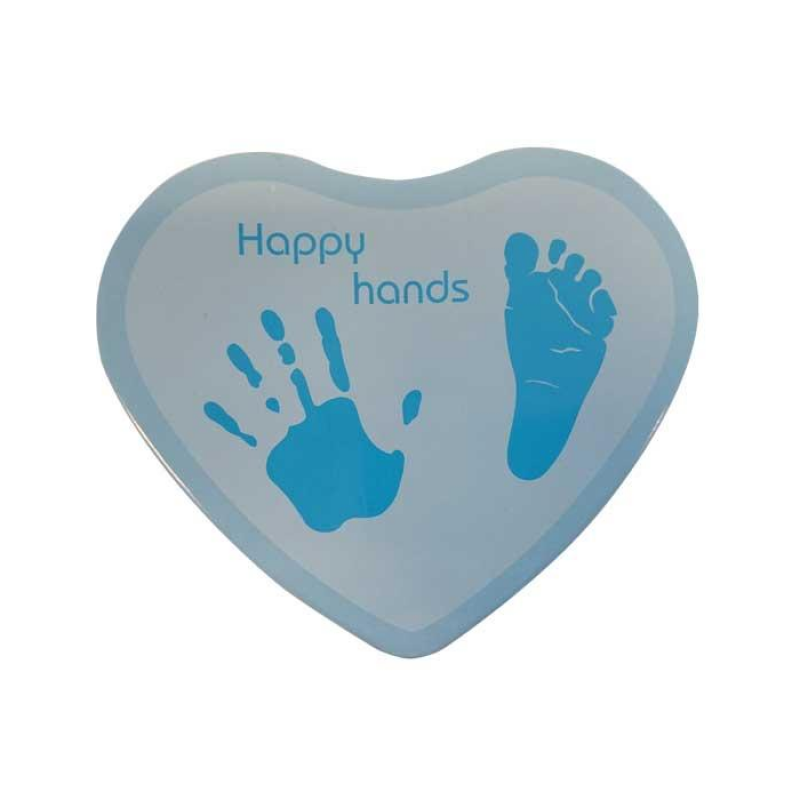 Xplory Happy Hands 2D Αναμνηστικό Αποτύπωμα -Heart Shape Blue