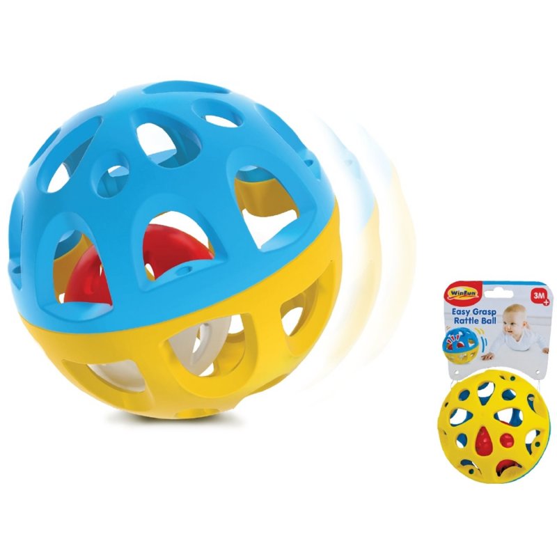 Mg Toys Μπαλίτσα κουδουνίστρα Easy Grasp Rattle Ball 3m+