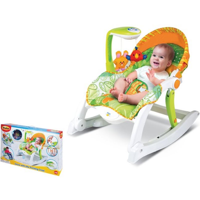 MG Toys  ρηλάξ μετατρεπόμενο σε καρεκλάκι με mobile 3 σε 1