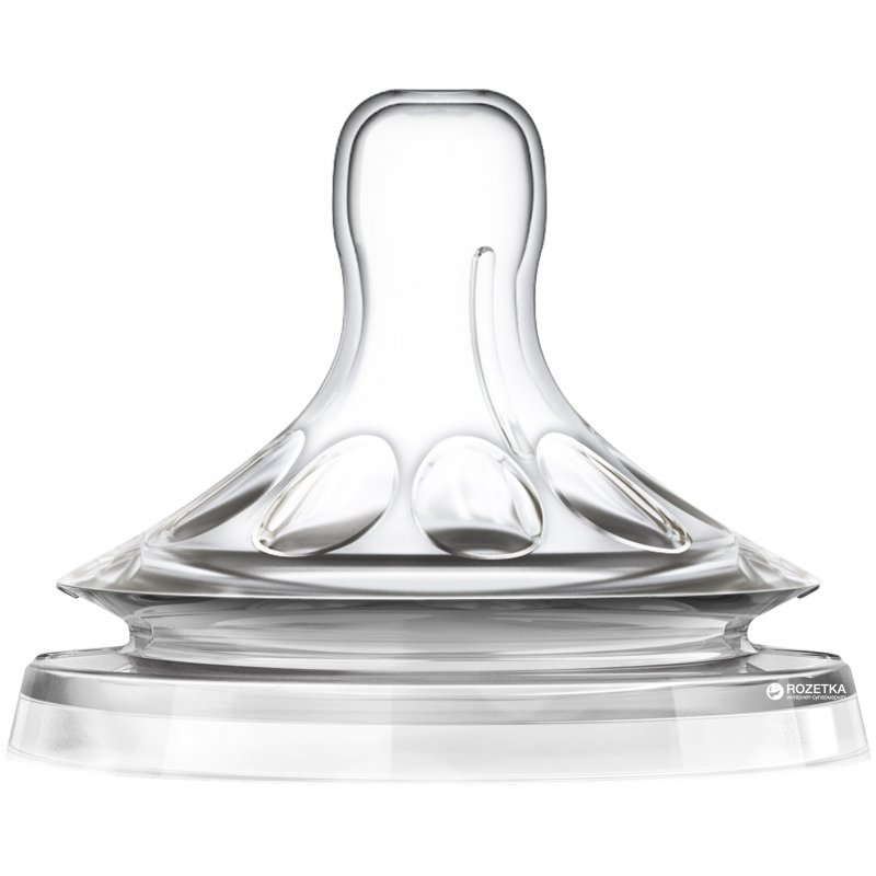 Philips avent Θηλή σιλικόνης Natural 1 οπής (2τεμάχια)