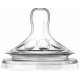 Philips avent Θηλή σιλικόνης Natural 1 οπής (2τεμάχια)