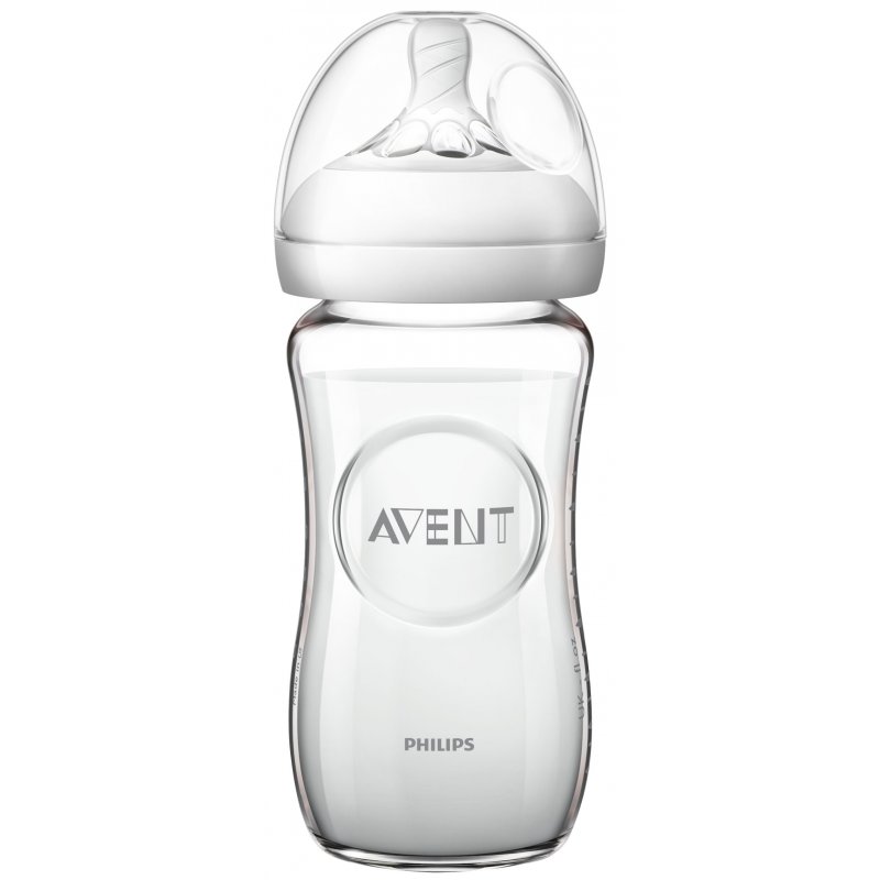 Philips Γυάλινο μπιμπερό 240ml  SCF053/17