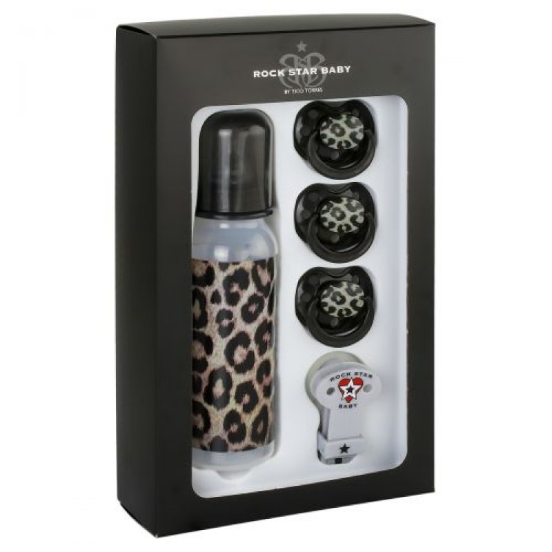 Rock star Baby set Δώρου Leopard