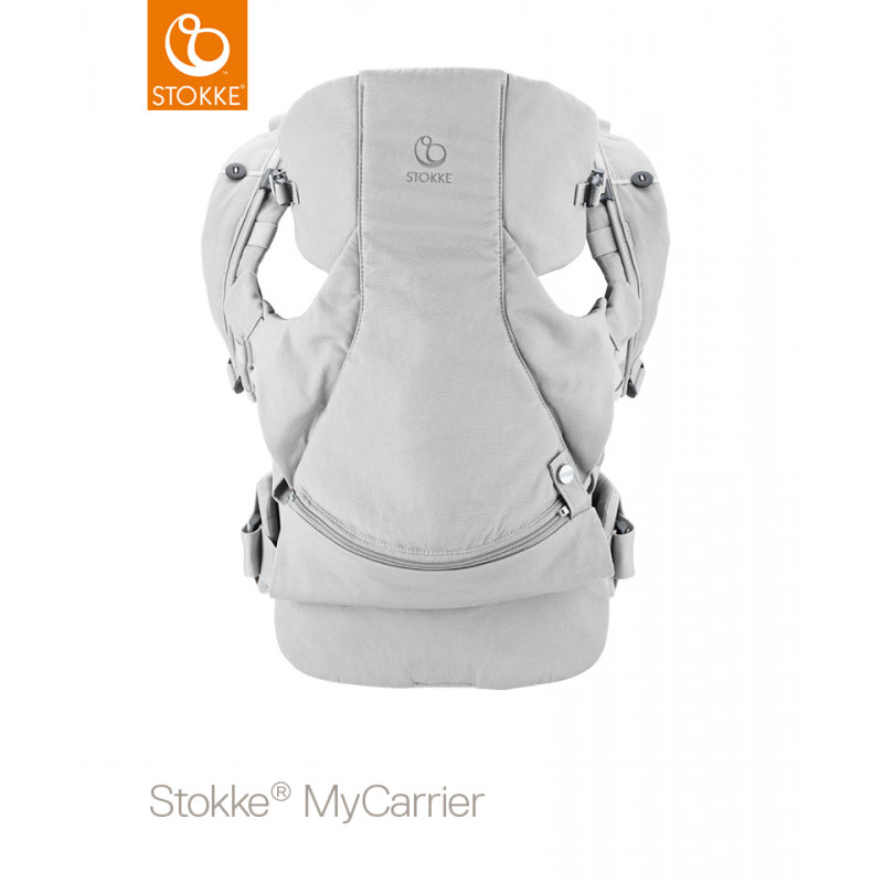 Stokke MyCarrier Front and Back Grey με οργανικό βαμβάκι