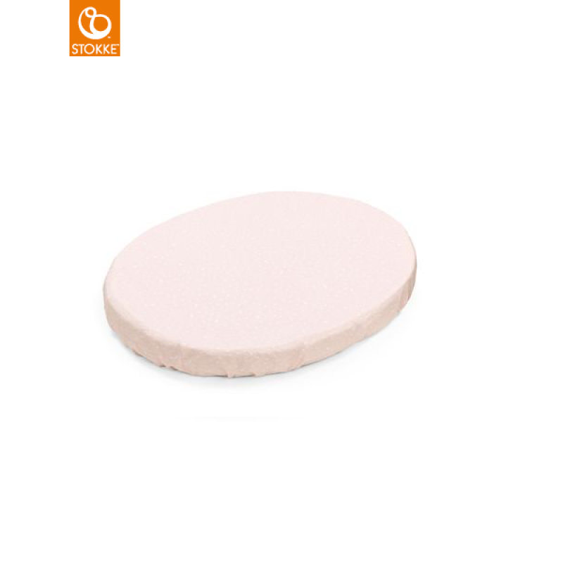 Stokke Sleepi Mini Fitted Sheet κατωσέντονο Pink Bee βαμβάκι