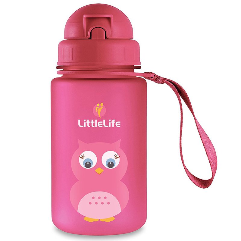 Litle Life Παγούρι  Pink Owl Ροζ