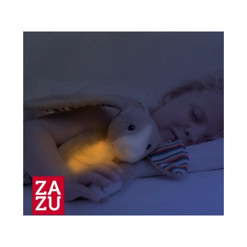Zazu Bo Nightlight the bunny λούτρινο λαγουδάκι νυχτός με μελωδίες