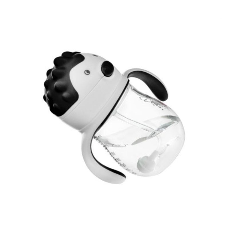 Εκπαιδευτικό Ποτηράκι με Καλαμάκι και Βαρίδι Black