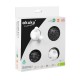 Akuku Σετ Ασπρόμαυρες Sensory Μπαλίτσες (4 pcs)