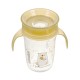 Εκπαιδευτικό Ποτηράκι 360° 240 ml με Χερούλια Yellow