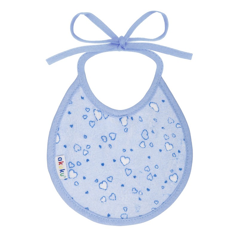 Μικρή Αδιάβροχη Βαμβακερή Σαλιάρα με Δέσιμο