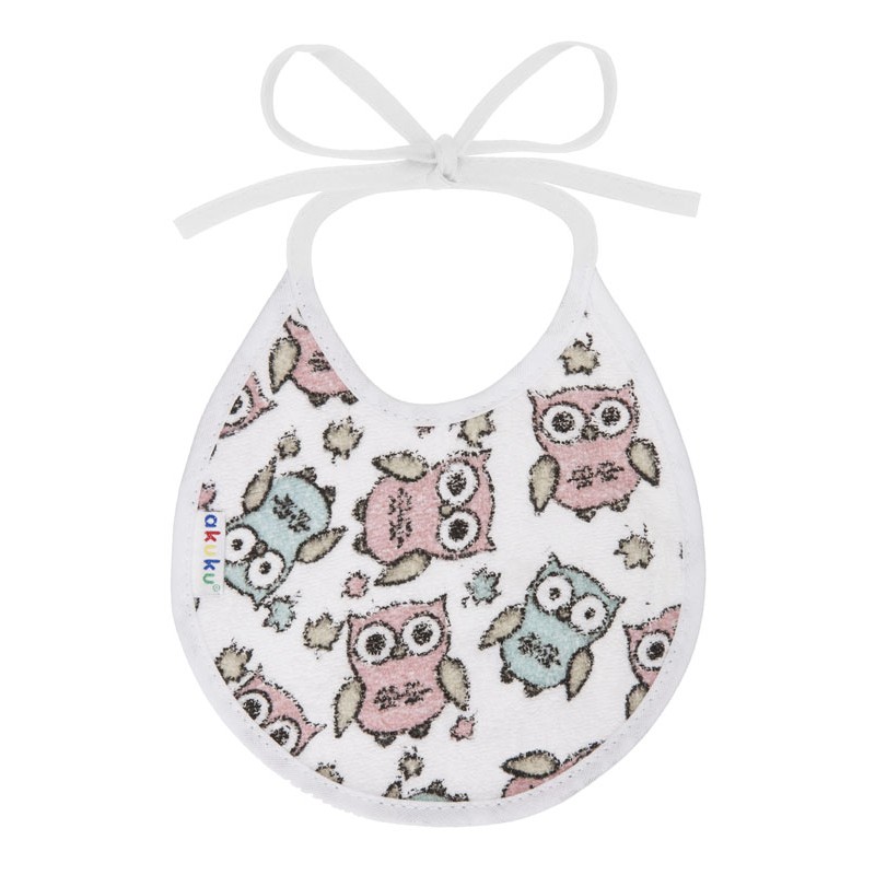 Μικρή Αδιάβροχη Βαμβακερή Σαλιάρα με Δέσιμο