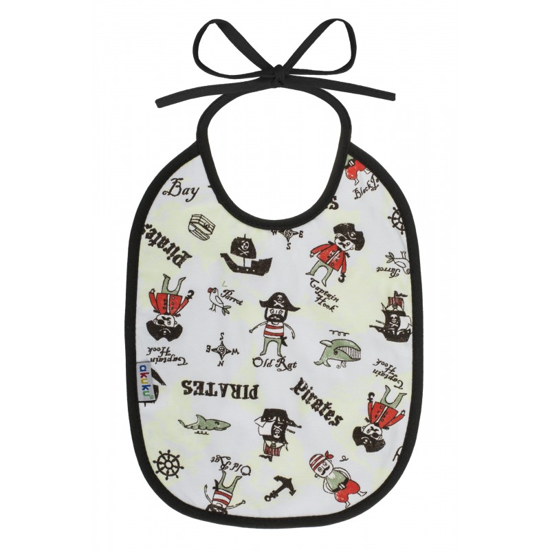 Αδιάβροχη Μεσαία Βαμβακερή Σαλιάρα με Δέσιμο -