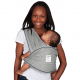 Baby k' atan μάρσιπος από 100% οργανικό βαμβάκι Heather Grey Small