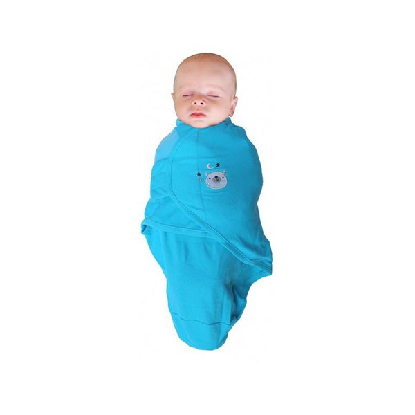 Bo Jungle WRAP LARGE ΚΟΥΒΕΡΤΑ ΤΥΛΙΓΜΑΤΟΣ ΒΡΕΦΟΥΣ BLUE