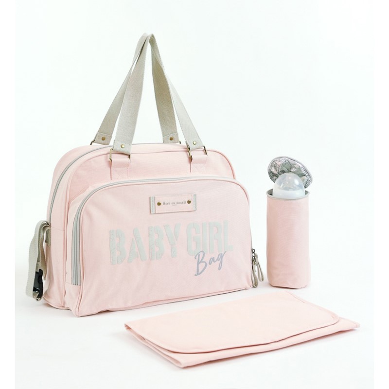 BoB Paris Tote Bag Simply Vintage Baby Girl Pink