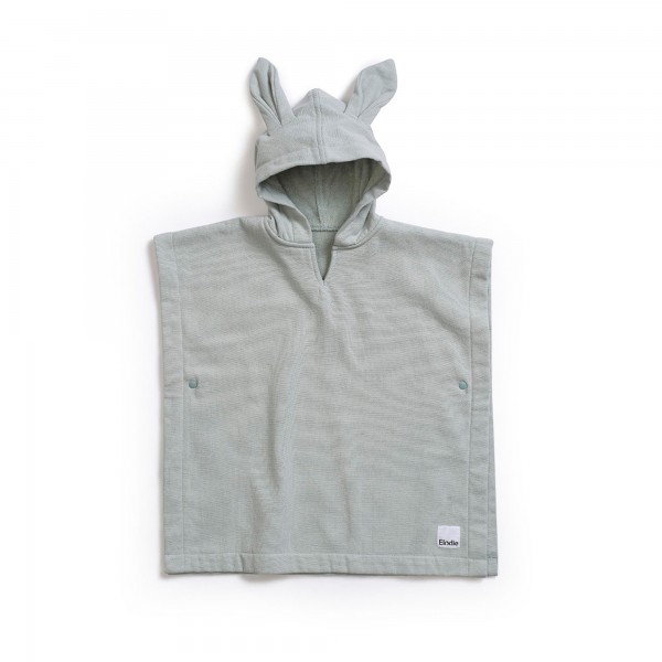 Παιδικό Μπουρνούζι Poncho Elodie Details Mineral Green