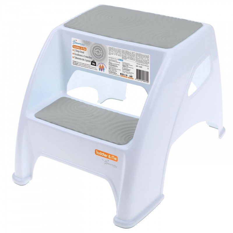 Dreambaby Toddler&Me Παιδικό Σκαλοπάτι Βοηθητικό Διπλό Grey