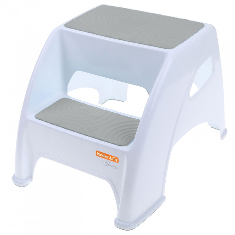 Dreambaby Toddler&Me Παιδικό Σκαλοπάτι Βοηθητικό Διπλό Grey