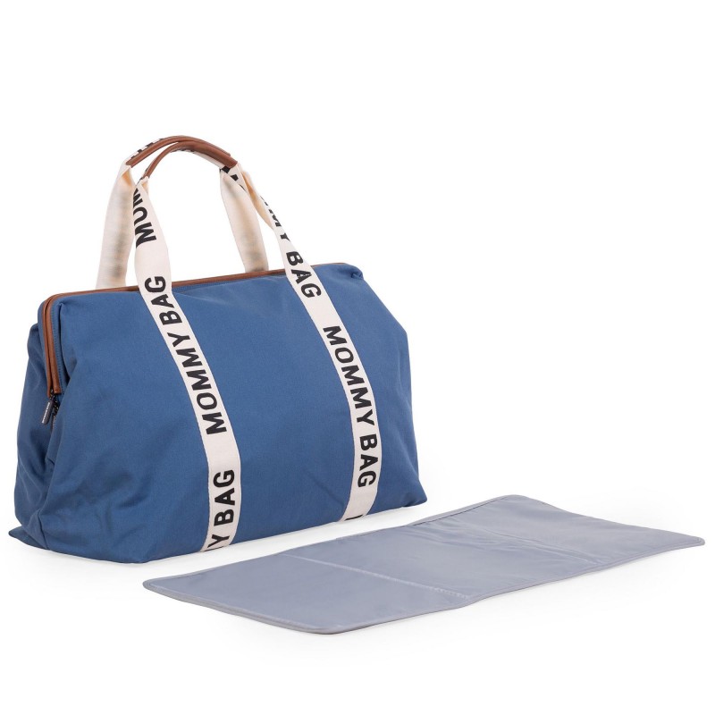 Τσάντα Αλλαγής Childhome Mommy Bag Sinature Canvas Indigo