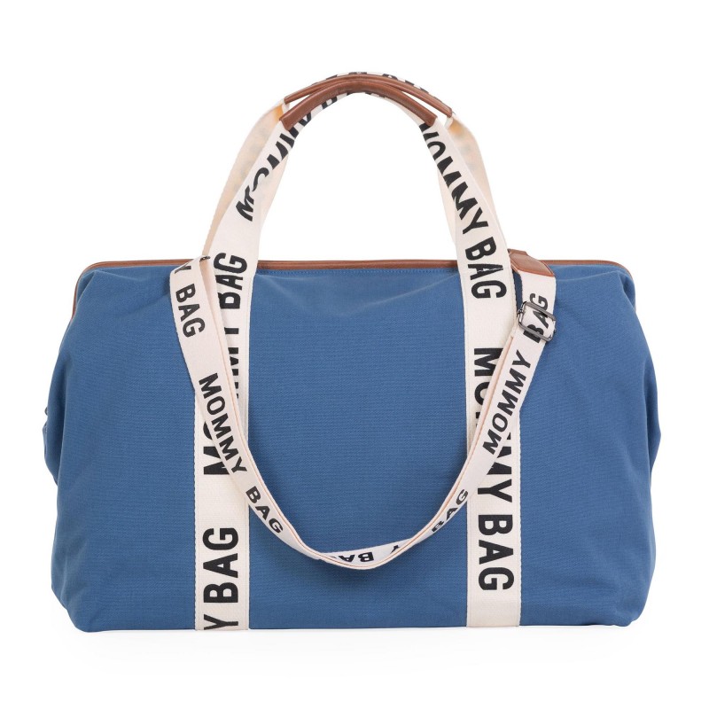 Τσάντα Αλλαγής Childhome Mommy Bag Sinature Canvas Indigo