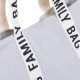 Τσάντα Αλλαγής Childhome Family Bag Signature Canvas Off White