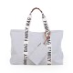 Τσάντα Αλλαγής Childhome Family Bag Signature Canvas Off White