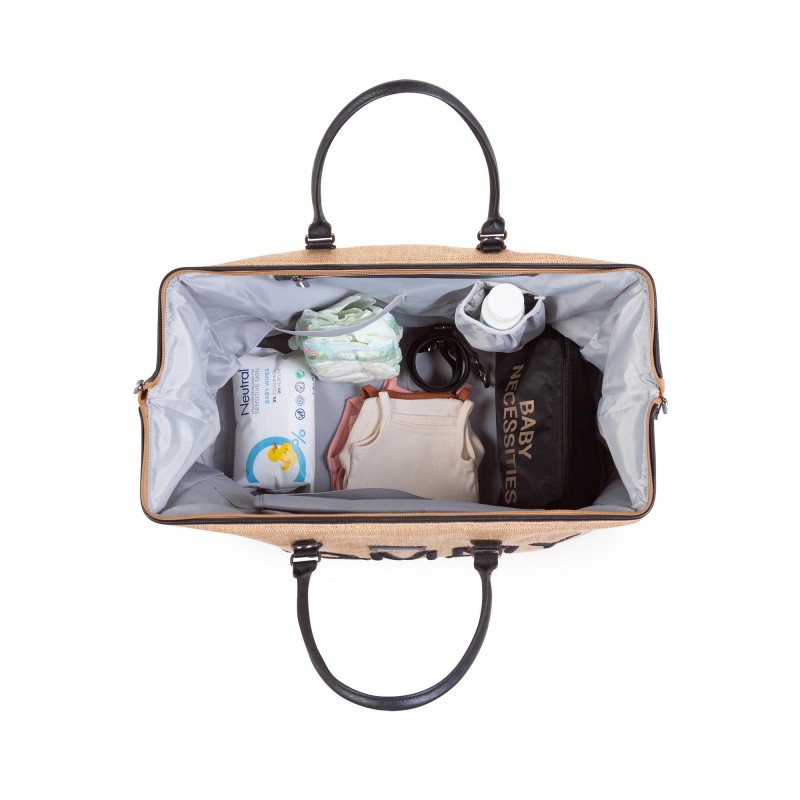 Τσάντα αλλαγής Childhome Mommy Bag Large Raffia