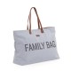 Τσάντα Αλλαγής Family Bag Canvas Grey Childhome