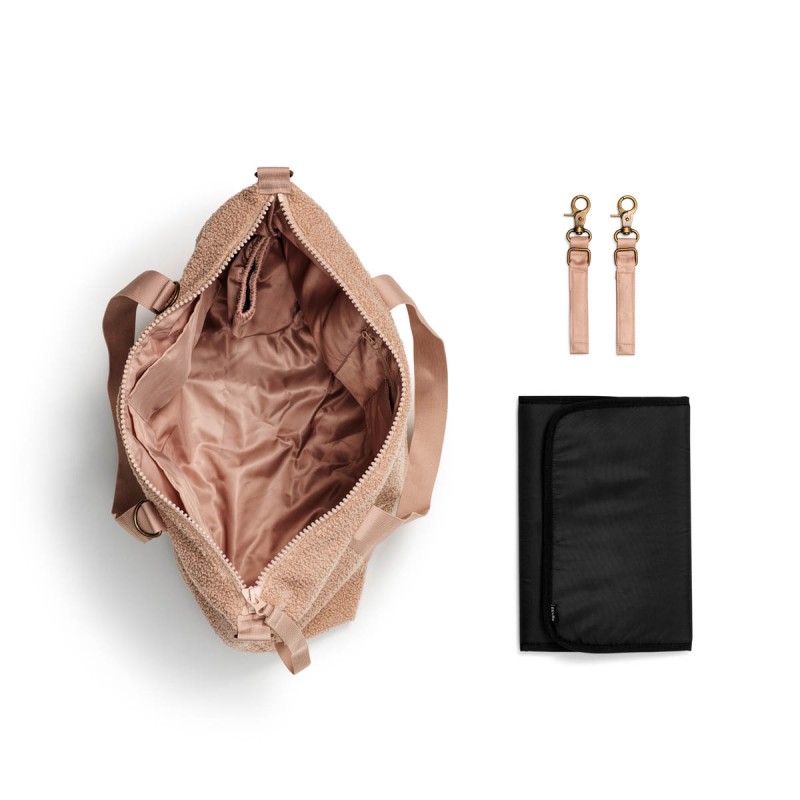 Τσάντα Αλλαγής Soft Shell - Pink Bouclé Elodie