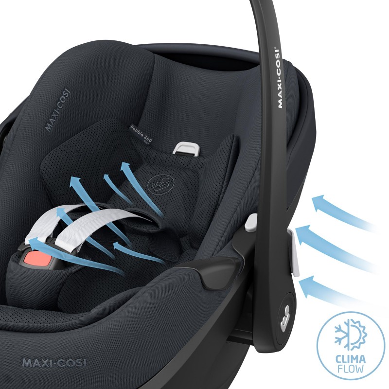 Maxi Cosi Pebble 360 Pro Kάθισμα Αυτοκινήτου 40-87cm Essential Graphite