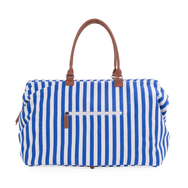 Τσάντα αλλαγής Childhome Mommy Bag Stripes Electric Blue-Light Blue