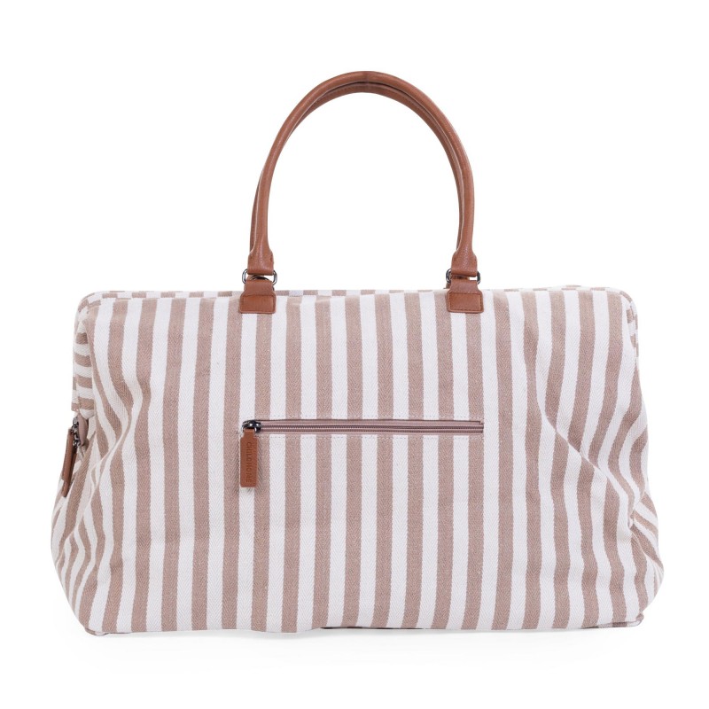 Τσάντα αλλαγής Childhome Mommy Bag Stripes Nude-Terracotta