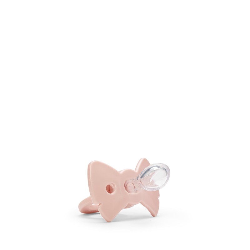 Βρεφική Πιπίλα Σιλικόνης Binky Bow Misty Pink +3M Elodie