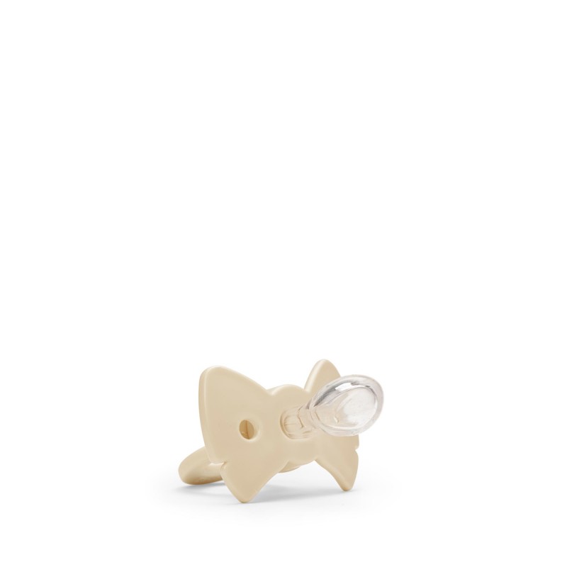 Βρεφική Πιπίλα Σιλικόνης Binky Bow Oat White +3M Elodie