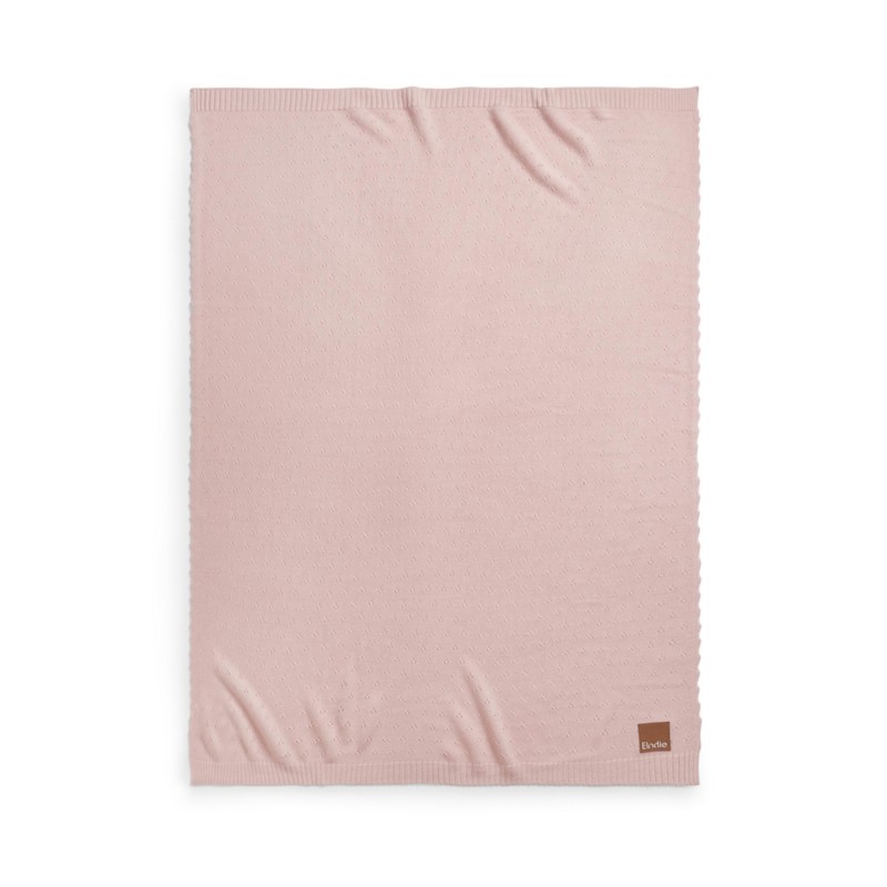 Βρεφική Κουβέρτα Pointelle Ακρυλική Misty Pink 75x100cm Elodie