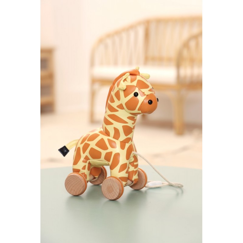 Gina the pull along giraffe