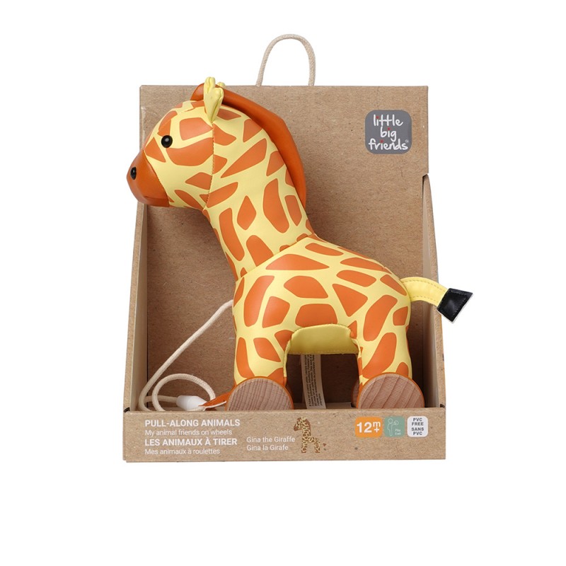 Gina the pull along giraffe