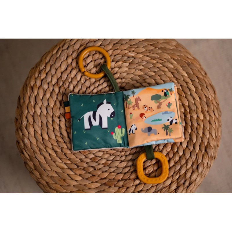 Μαλακό Διαδραστικό Βιβλιαράκι για Βρέφη Jungle